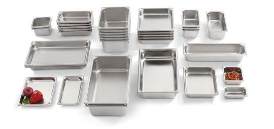 Vollrath Super Pan V in different shapes and sizes